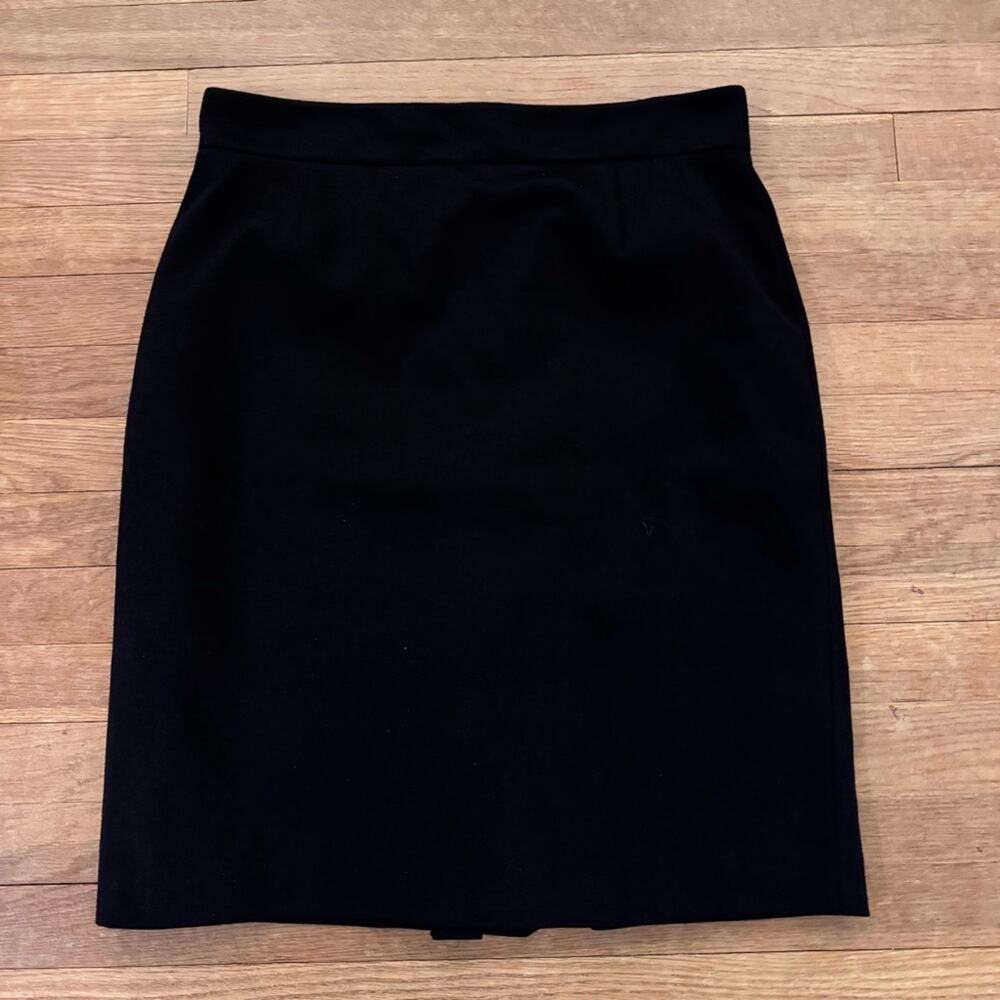 Dress Barn black knee length pencil skirt size 12
 b70